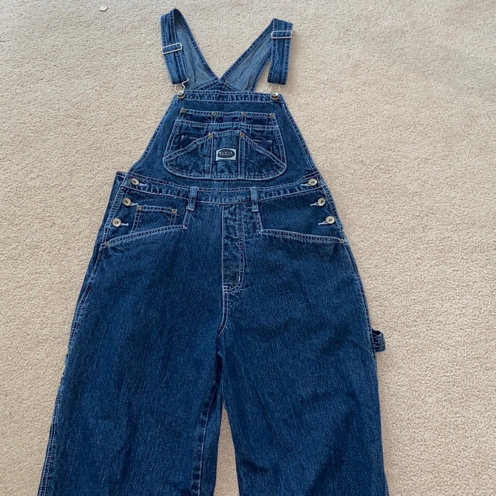 Vintage RVT Dark Wash Overalls!
